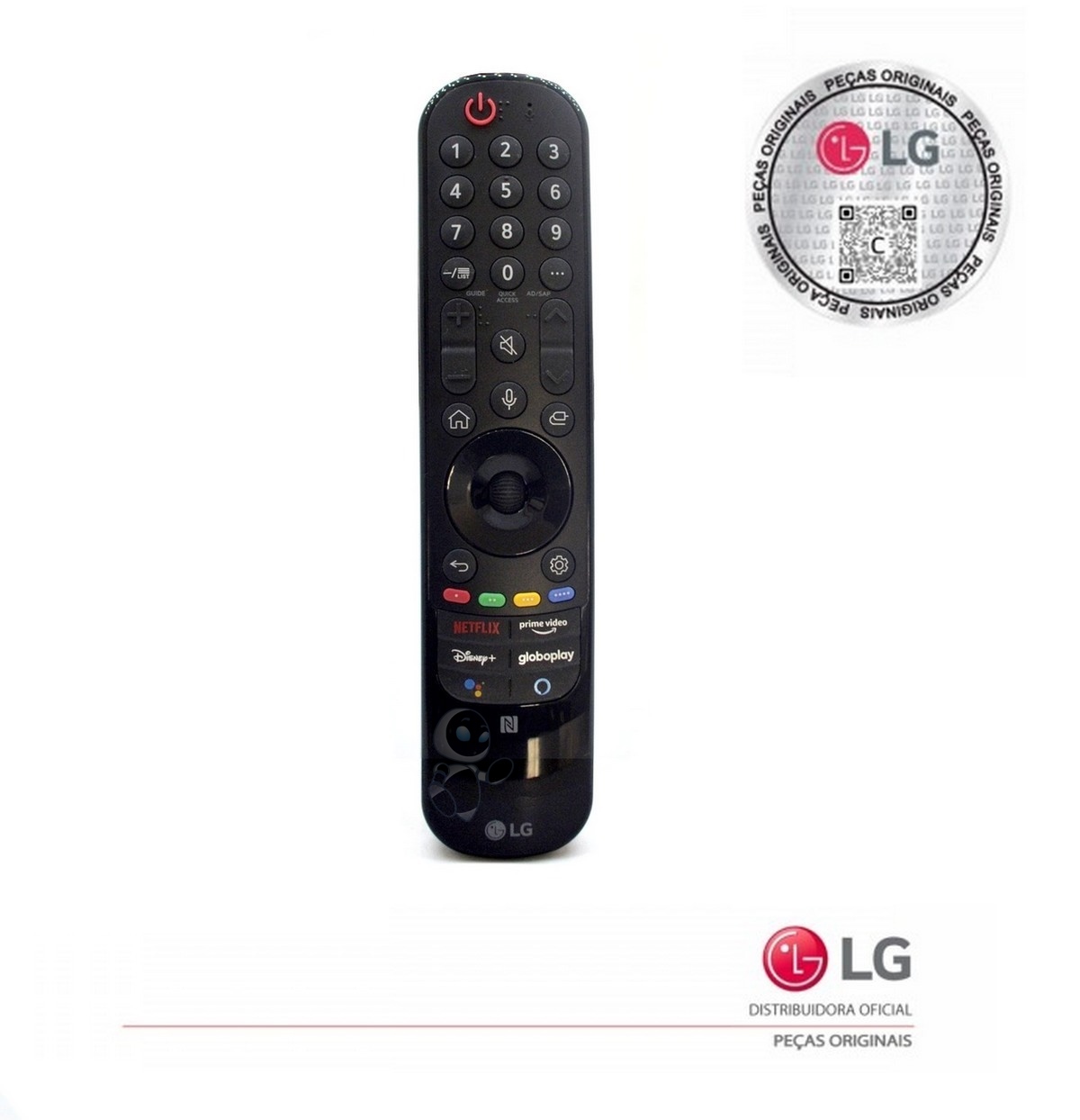 CONTROLE REMOTO MAGIC LG AN MR21GA MR21GC AKB76036203 NETFLIX PRIME